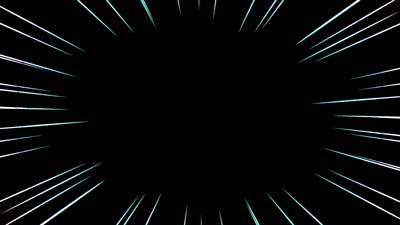 集中線51　虹色