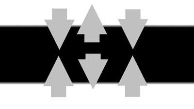 上下から閉じて開いて閉じる1